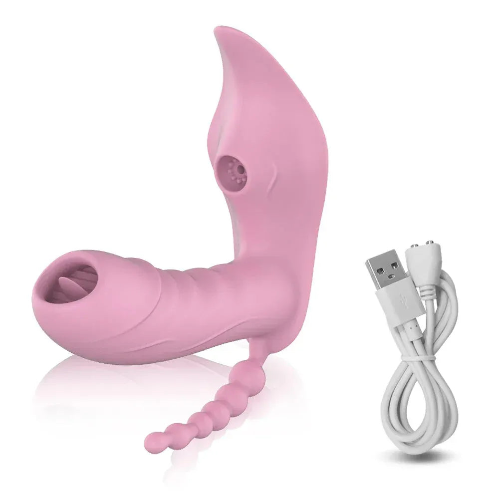 Wireless Heating Dildo Vibrator for Couples-5