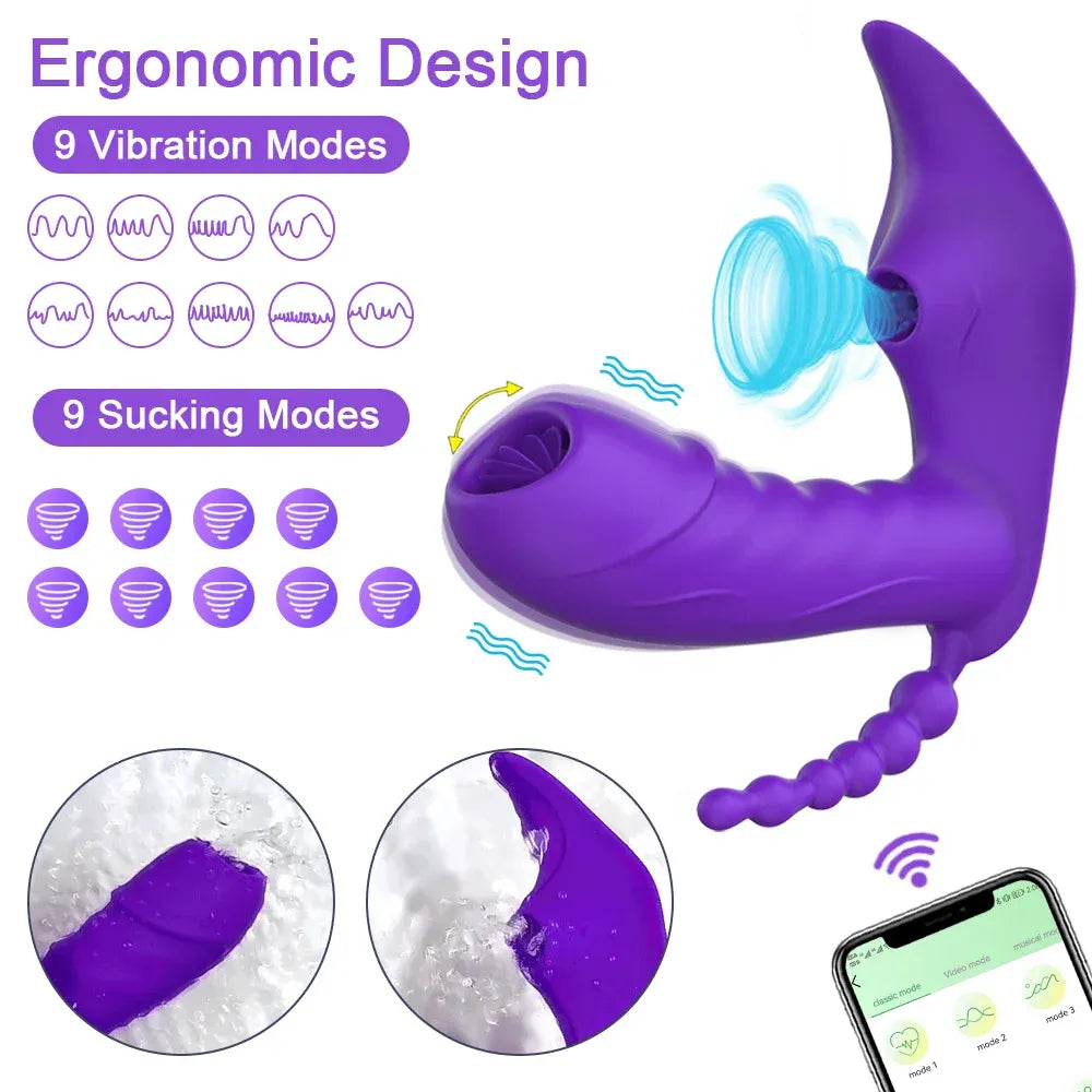 Wireless Heating Dildo Vibrator for Couples-3