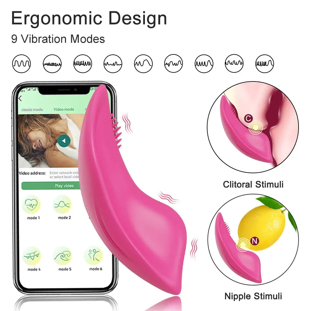 Wireless Panty Vibrator for Women Nipple Stimulation Couples-1