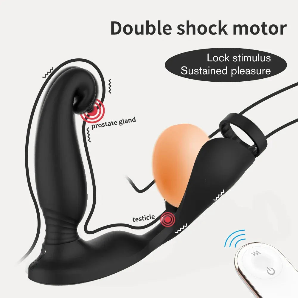 Wireless Prostate Massager for Men Delay Pleasure-1