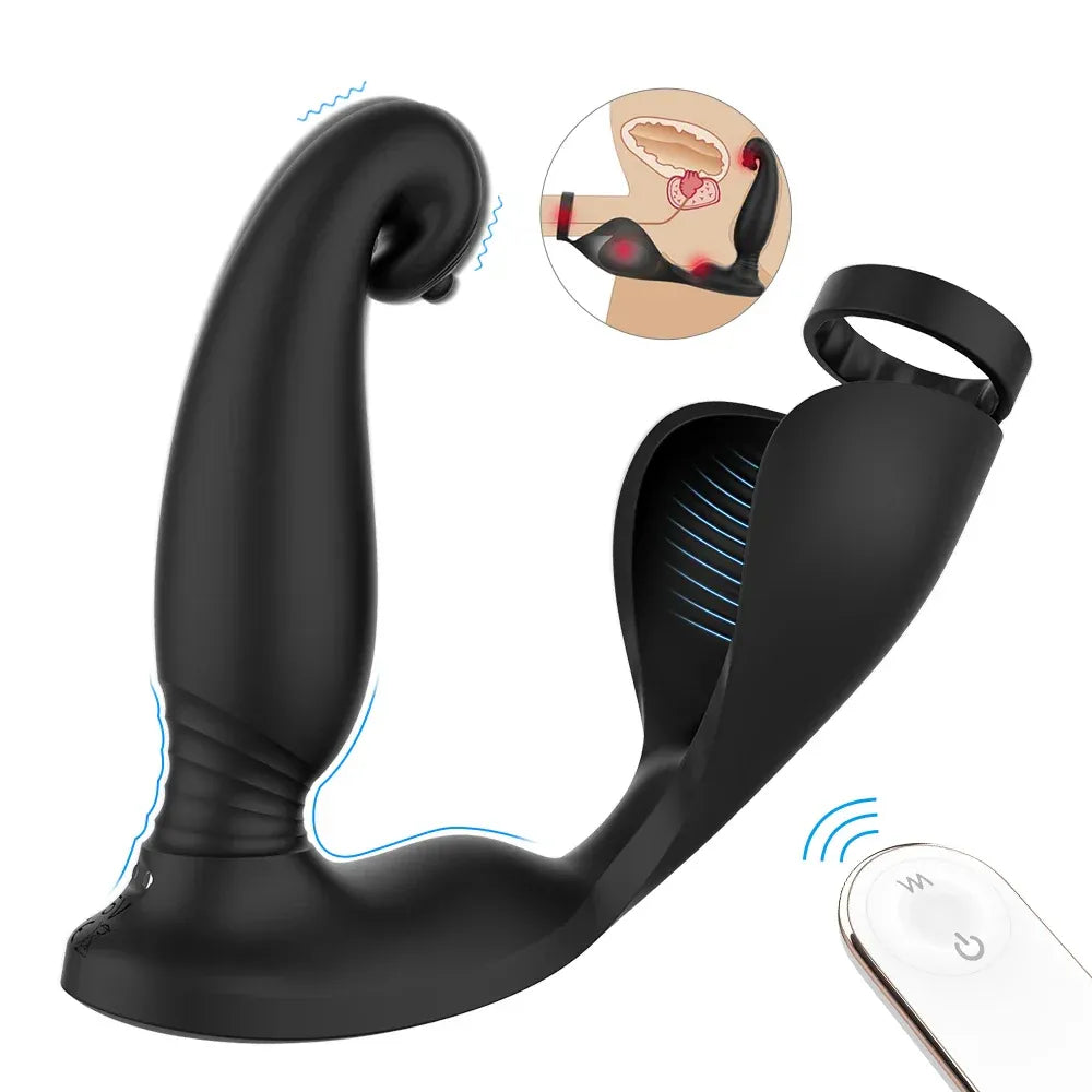 Wireless Prostate Massager for Men Delay Pleasure-5