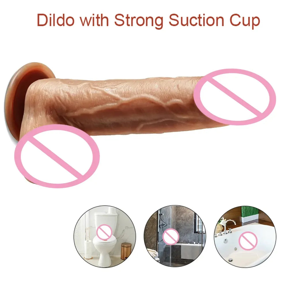 Wireless Remote Dildo - Thrusting & Vibrating-4