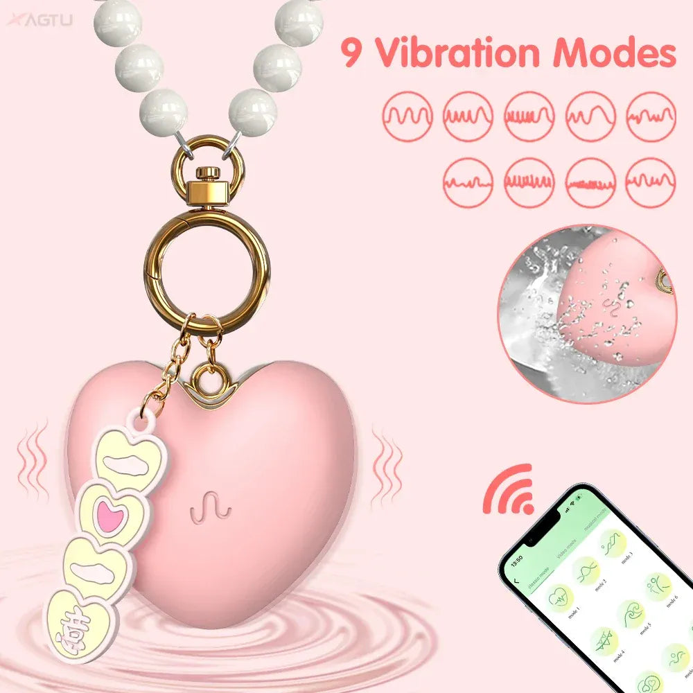 Wireless Stimulator App Controlled Nipple Vibrator for Female Pleasure-1