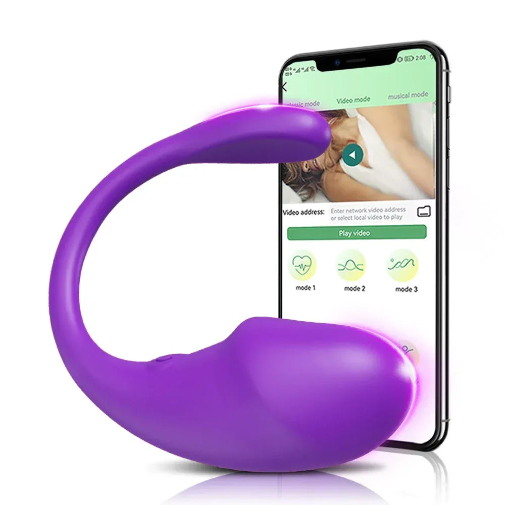 Wireless Vibrating Dildo for Couples - Bluetooth Control-7