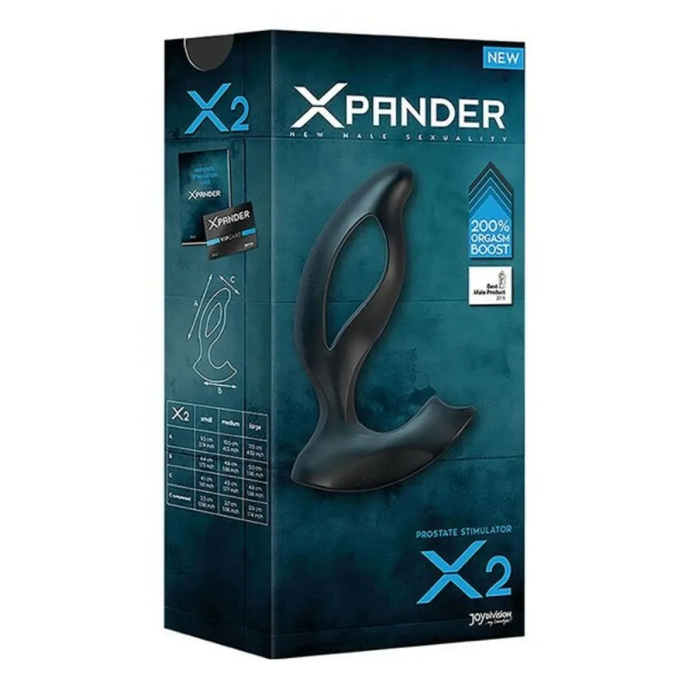 Xpander X2 Silicone Noir Prostate Massag By Joydivision 5152800000 (10,5 Cm) Black-1